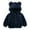 Navy, variant on Besolor Toddler Baby Girls Boys Fleece Hooded Jacket Cute Ear Cozy Fuzzy Zip up Sweater Coat Casual Warm Winter Outwear