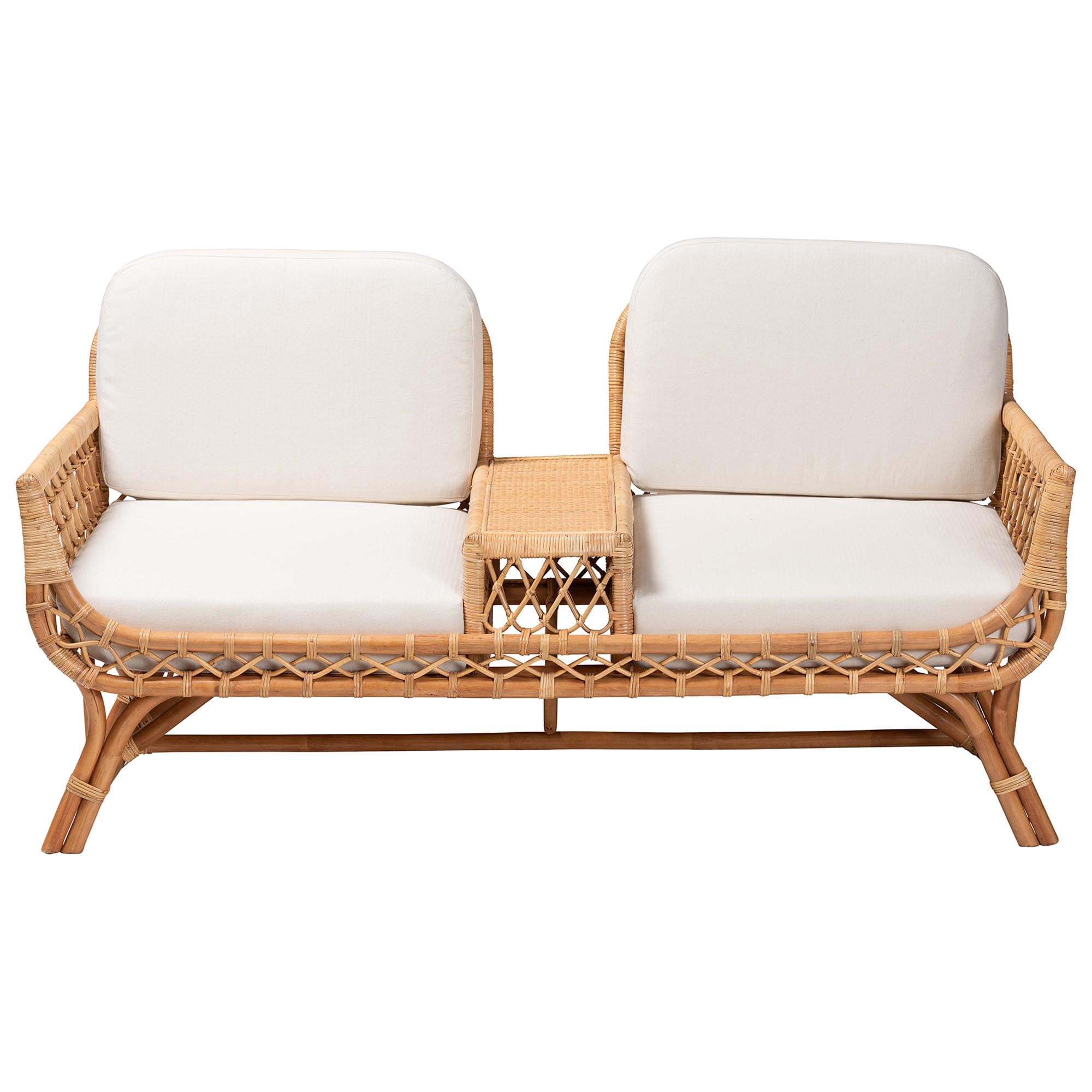 bali & pari Pakis Boho Sofa, Natural