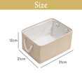 thumbnail image 2 of Laklulu Cestas de almacenamiento – Cestas decorativas Caja de almacenamiento Contenedores con asas para almacenamiento de ropa, juguetes, libros, hogar, oficina, 2 of 5