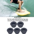 thumbnail image 3 of Surfboard Cup Plug, Black 5pcs Sturdy Structure Plastic Surf Leash Plug Sufficient Space  For Repairing For Longboard, 3 of 8