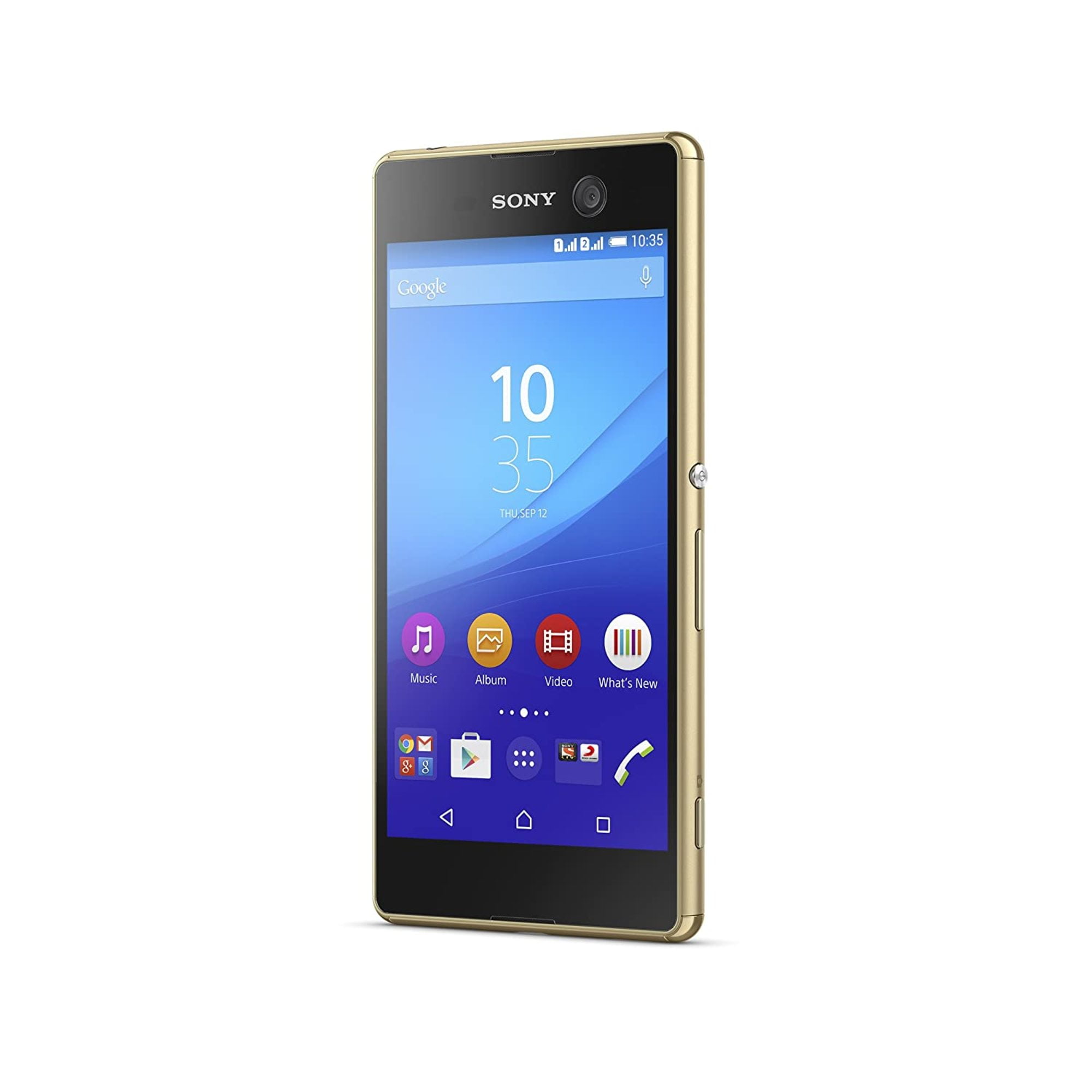 Xperia M5 GSM Unlocked Android SmartPhone - Gold - Walmart.com