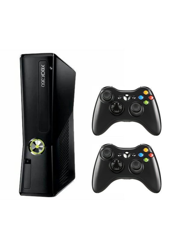 Used Microsoft Xbox 360 250gb Console with 2 Brand New Controller