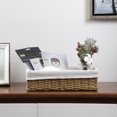 thumbnail image 6 of HOSROOME Bathroom Toilet Paper Storage Basket for Toilet Tank Top Wicker Storage Baskets for Organizing(Set of 2,Beige), 6 of 6