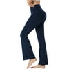 YUSHOW Women Bootcut Yoga Pants High Waisted Bootleg Core Athleisure Flare Work Pants S
