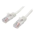 thumbnail image 1 of StarTech.com Cat5e Câble Ethernet - 6 Pieds - Blanc - Câble Patch - Câble Réseau Sans Accroc - Câble Ethernet - Câble Cat 5e - 6 Pieds - Câble Patch - RJ-45 (m) à RJ-45 (m) - 6 Pieds - UTP - Cat 5e - Sans Accroc - Blanc - pour P/N : US1GC30A, 1 of 2
