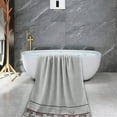 thumbnail image 4 of Large Bath Towel 28x55 Inches, 100% Cotton, Quick-Drying, Lightweight, Gym Travel, 1 Count, 4 of 7