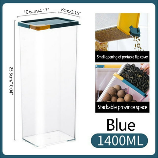 Ovzne Storage Box Storage Box Sealed Storage Tank For Cereals Large Storage Box Kitchen Food Storage Dry Fruit Tea Sealed Tank Iron Storage Box On Clearance