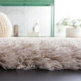 thumbnail image 4 of Safavieh Flokati Augustin Solid Shag Area Rug, Beige, 6'7" x 6'7" Square, 4 of 11