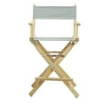 thumbnail image 4 of Casual Home 24" Director's Chair Natural Frame with Grey Canvas, Counter Height, 4 of 5