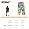 thumbnail image 3 of Balery Watercolor Flowers Pantalones de pijama para mujer, pijamas ultraligeros, pantalones de estar por casa-Large, 3 of 6