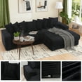 thumbnail image 4 of EPOWP Modular Sectional Sofa with 8 Pillows, 111" L Shaped Deep-Seating Couch for Living Room, Black(Right), 4 of 7