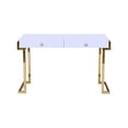 thumbnail image 2 of Best Master Juneau Modern 2-Drawer Engineered Wood Computer Desk in Gold, 2 of 4