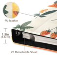 thumbnail image 3 of FORMRS 3 Ring Photo Album 4"x6" Self Adhesive Large Capacity PU Leather Cover, Cartoon Plants, 3 of 8