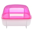 thumbnail image 2 of Hamster Bath Sand Container, Small Animal Bathroom for Dwarf Hamster Gerbil Mice, Portable Pet Bath with Lid, 2 of 8