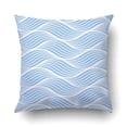 thumbnail image 1 of BOSDECO Housses de Coussin Motif Ondulé Bleu 16x16 Pouces, 1 of 1
