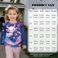thumbnail image 7 of Uorisanigo Toddler Sweatshirt Crewneck Pullover Tops Oversized Ruffle Shoulder Kawaii Axolotl Planet Sweatshirt for Girls Novelty & Comfortable Sweater Hoodies, 7 of 7