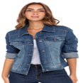 thumbnail image 1 of SKYLINEWEARS Women Denim Jacket Button UP Long Sleeve Ladies Stretch Trucker Jean Jackets, 1 of 5