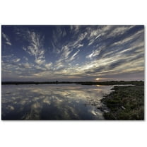Trademark Fine Art 'Boundary Bay Sunset' Canvas Art by Pierre Leclerc