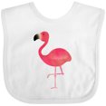 thumbnail image 3 of Inktastic Cute Flamingo Bird Boys or Girls Baby Bib, 3 of 4