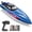 Blue, variant on Remote Control Boat for Water and Lake, Wefone WF17 RC Boat for Kids Ages 8+, 15+ MPH Fast RC Summer Toys with LED Lights, Self-Righting, Demo, 2 Rechargeable Batteries for 30-40 Mins, Blue