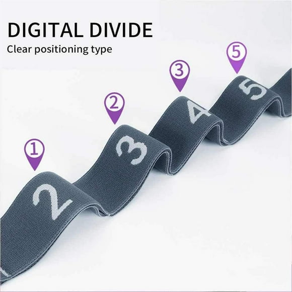 Maoww Resistance Latin Bands Elastic Bands Expander Pilates Yoga Stretch Bands Gymnastics Workout Exercise Bands for Fitness Dance Training Workout