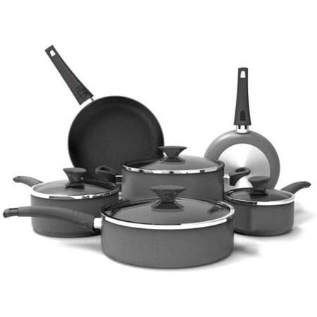 CRUX GRAY Nonstick Cookware Set 10-PC