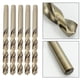 thumbnail image 5 of Professional Grade Drill Bits for Hardened Steel M35 Cobalt Metric Set of 5, 5 of 6