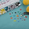 thumbnail image 6 of Uxcell 6 Sizes Glass Flatback Rhinestones with Tweezers Picking Pen, Crystal AB, 6 of 6