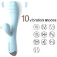 thumbnail image 4 of Centerel Rabbit Vibrator with 10 Vibrations & Dual Motors,G Spot Vibrator Adult Sex Toys for Women-Blue, 4 of 8