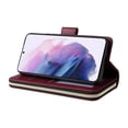 thumbnail image 4 of Feishell for Samsung Galaxy S22 Plus (6.6 inch) Wallet Case for Women Men,Premium PU Leather Magnetic Clasp Zipper 9 Card Slots Folio Flip Holder Shockproof Purse Phone Case with Wrist Strap,Winered, 4 of 8