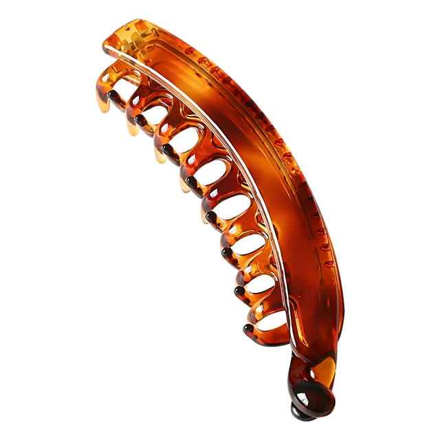 Fiudx Pinza para El Cabello, Elegante Accesorio de Estilo Coreano, Pinza Banana de Aleación, Duradera y Elegante Pinza para Cola de Caballo Vertical, Práctico Diseño Antideslizante, Ideal para Banque
