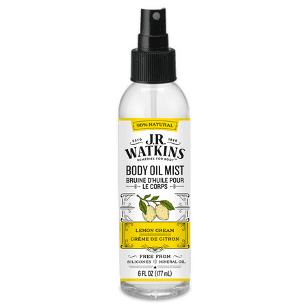 J.R. Watkins Body Oil Mist, Lemon, 6 Oz Pump (Best Natural Body Oils)