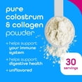 thumbnail image 2 of Suplemento en polvo de calostro bovino y colágeno Zena Nutrition para la salud intestinal, el apoyo inmunitario, la digestión, el cabello, la piel y las uñas. Sin saborizante, sin gluten ni azúcar. 30, 2 of 5