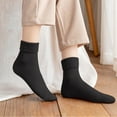 thumbnail image 6 of Fgnfyis Winter Warm Thermal Socks for Men Women Extra Thick Insulated Vertical Stripe Crew Boot Socks Japanese Slouchy Cozy Socks Black One Size, 6 of 9