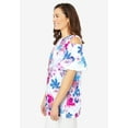 thumbnail image 3 of Woman Within Plus Size Short-Sleeve Cold-Shoulder Tee, 3 of 5