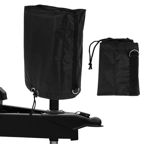 Ghojet Electric Tongue Jack Head Cover - Works with Most Electric Trailer Tongue Jacks - Black