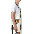 thumbnail image 4 of XMXT 1 Pcs Waterproof Kitchen Cooking Apron, Cartoon Film Print Adjustable Aprons for Women Men with Pockets, 4 of 9