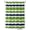 Green Blue, variant on Shower Curtain Blue, White and Grey Stripes Shower Curtains for Bathroom, Waterproof Polyester Shower Curtain Set with Hooks, Small Stall Size 36" x 72" Striped Pattern