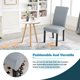 thumbnail image 3 of Funda elástica para silla de 4 piezas, funda universal lavable para comedor, funda para silla fácil de limpiar para decoración de comedor de hotel, restaurante, 3 of 5
