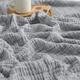 thumbnail image 1 of EGNMCR Couverture Jetée, Couverture Jetée pour Canapé Couverture en Mousseline Couverture en Mousseline Adulte Été Douce Couverture en Mousseline la Couverture, 1 of 1