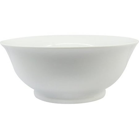 Better Homes and Gardens Large Porcelain Footed Serving Bowl, White