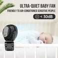 thumbnail image 4 of Portable Camping Fan Rechargeable Fan 8000mAh LED Lantern Tent Fan Hanging Hook 3 Speed Adjustable Outdoor Cooling Fan, 4 of 7