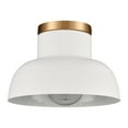 thumbnail image 2 of Elk Home 10-Inch Wide Lewellen Semi Flush Mount, Matte White, 2 of 5