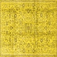 thumbnail image 1 of Ahgly Company Indoor Square Persian Yellow Traditional Area Rugs, 8' Square, 1 of 4