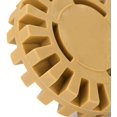 thumbnail image 3 of 4Inch 20mm Thickness Car Pneumatic Scrubbing Discs Peel Off Disc Rubber Scrubbing Wheel For Decal Scratches Car Sticker Removal Tools Yellow, 3 of 5