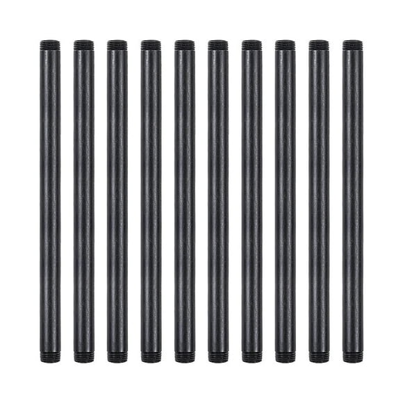 Boquillas de acero para niubid, color negro, maleable, 1,27 cm x 30,48 cm