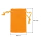 thumbnail image 2 of Uxcell 20 piezas Bolsas de Terciopelo con Cuerdas 2 x 2.8 Pulgadas Bolsas de Regalo para Joyería, Naranja, 2 of 7