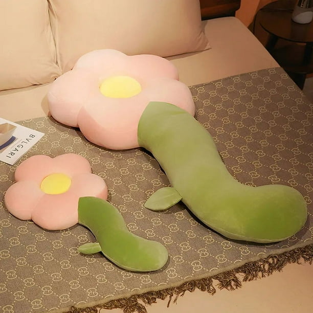 Giant Flower Plush 130CM Sleep Pillow Stuffed Plant Flowers Toy Home Decoration Hug Pillows Sofa Cushion Creative Birthday Gift