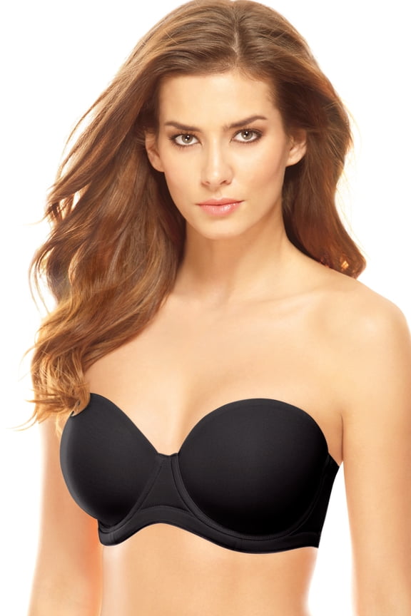 BLACK Red Carpet Strapless Full-Busted Underwire Bra, US 36C, UK 36C