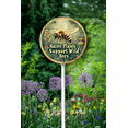 thumbnail image 5 of Eveokoki Garden Signs Native Plants Support Wild Bees Sign with Stake Outdoor Aluminum Yard Sign Rustproof Aluminum Metal Sign Fade Resistant Lawn Decoration for Outdoor 9.2x9.2inch, 5 of 6